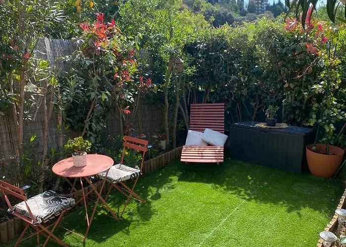 شقة Cocooning - Terrasse - Jardin - Piscine مينتون